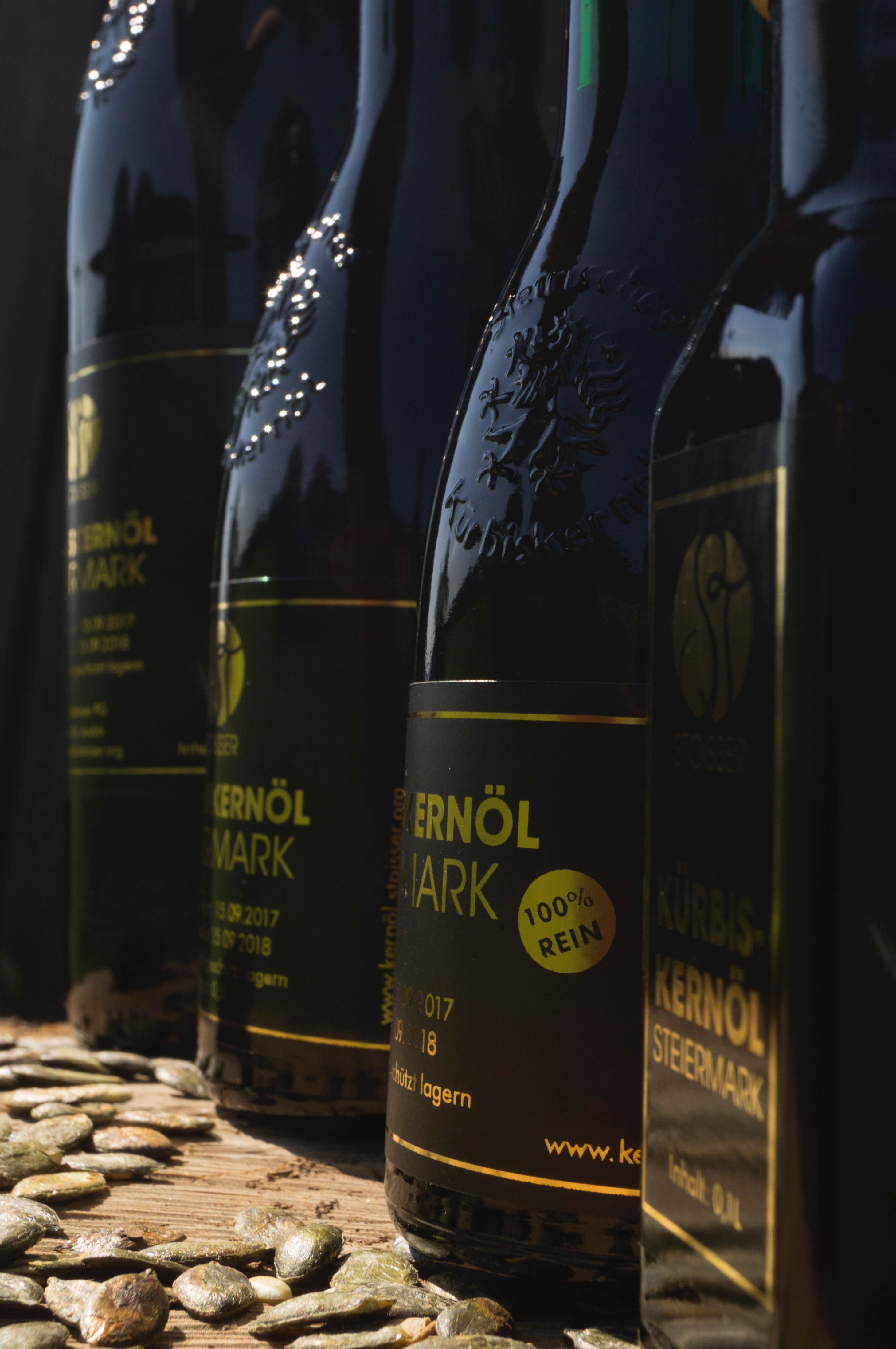 Kürbiskernöl aus eigenem Anbau